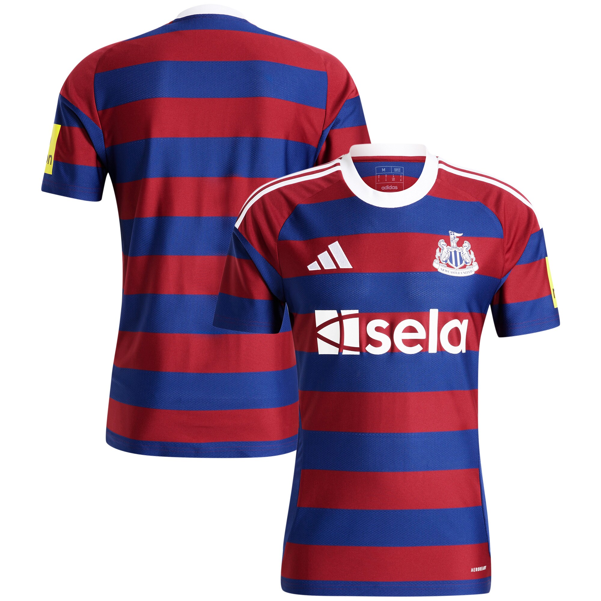 Newcastle United adidas 2024/25 Away Replica Jersey - Burgundy