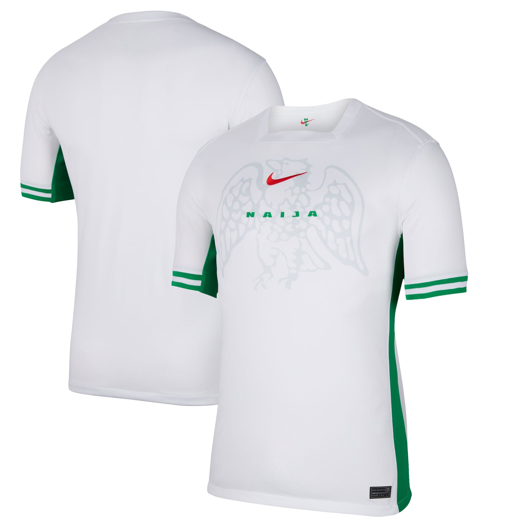 Nigeria National Team Nike 2024 Home Replica Jersey - White