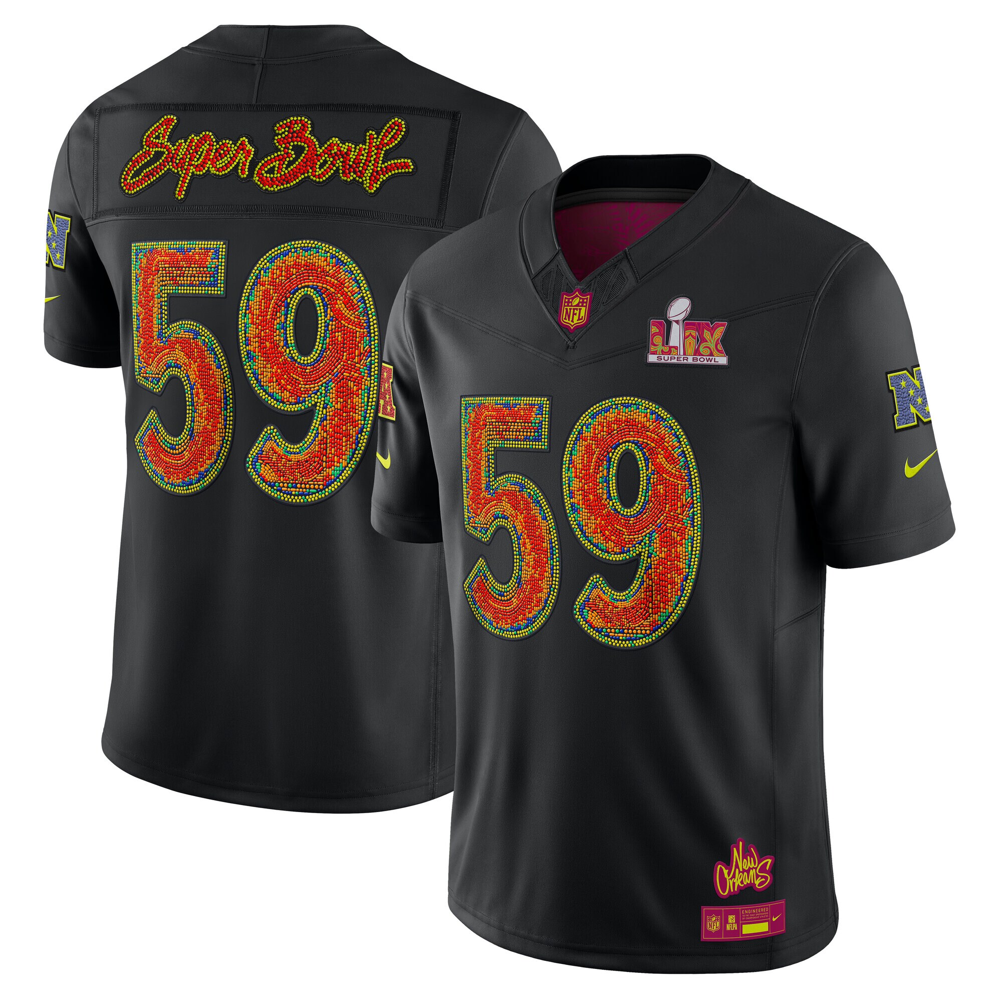  Nike Super Bowl LIX Limited Jersey - Black