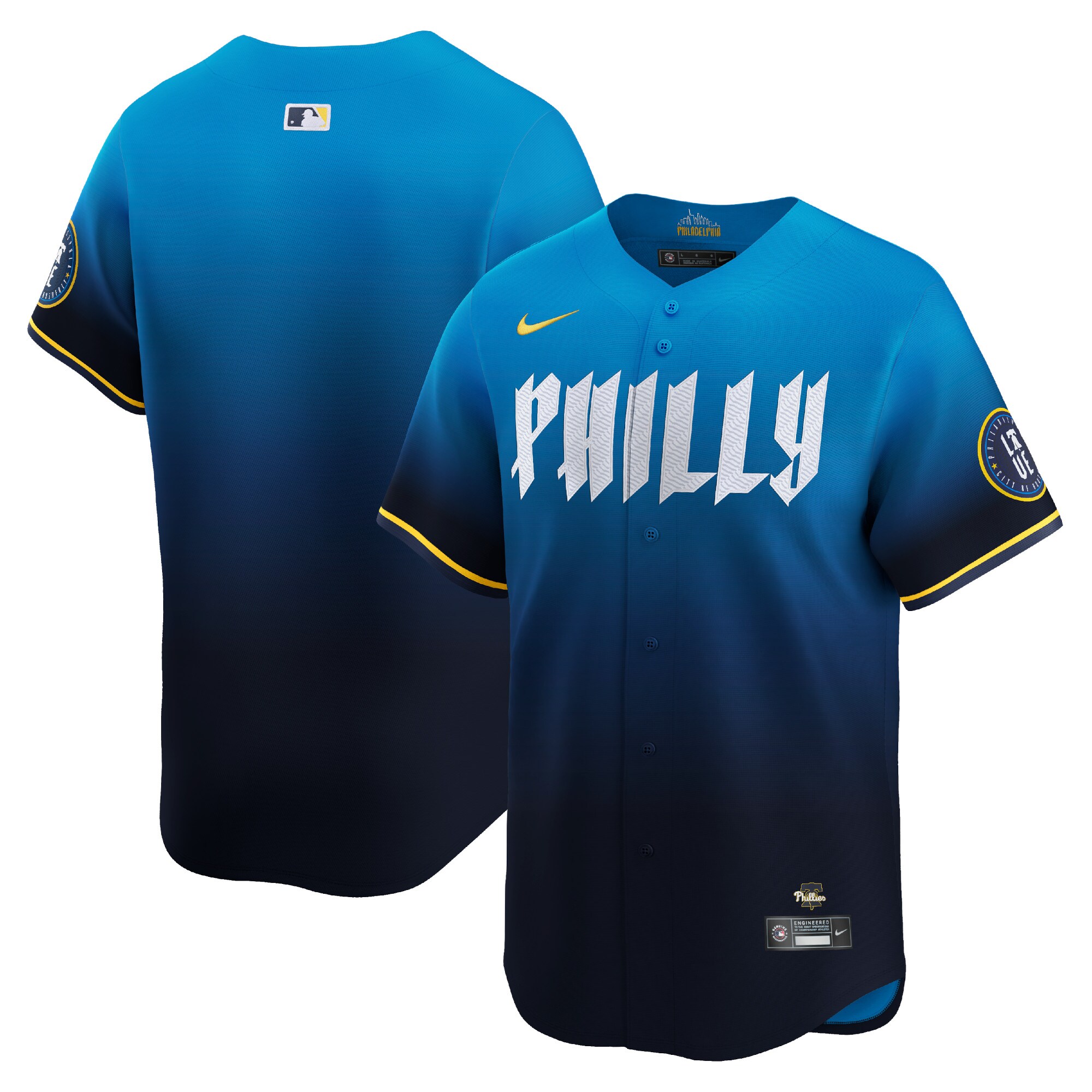  Philadelphia Phillies Nike 2024 City Connect Limited Jersey - Blue