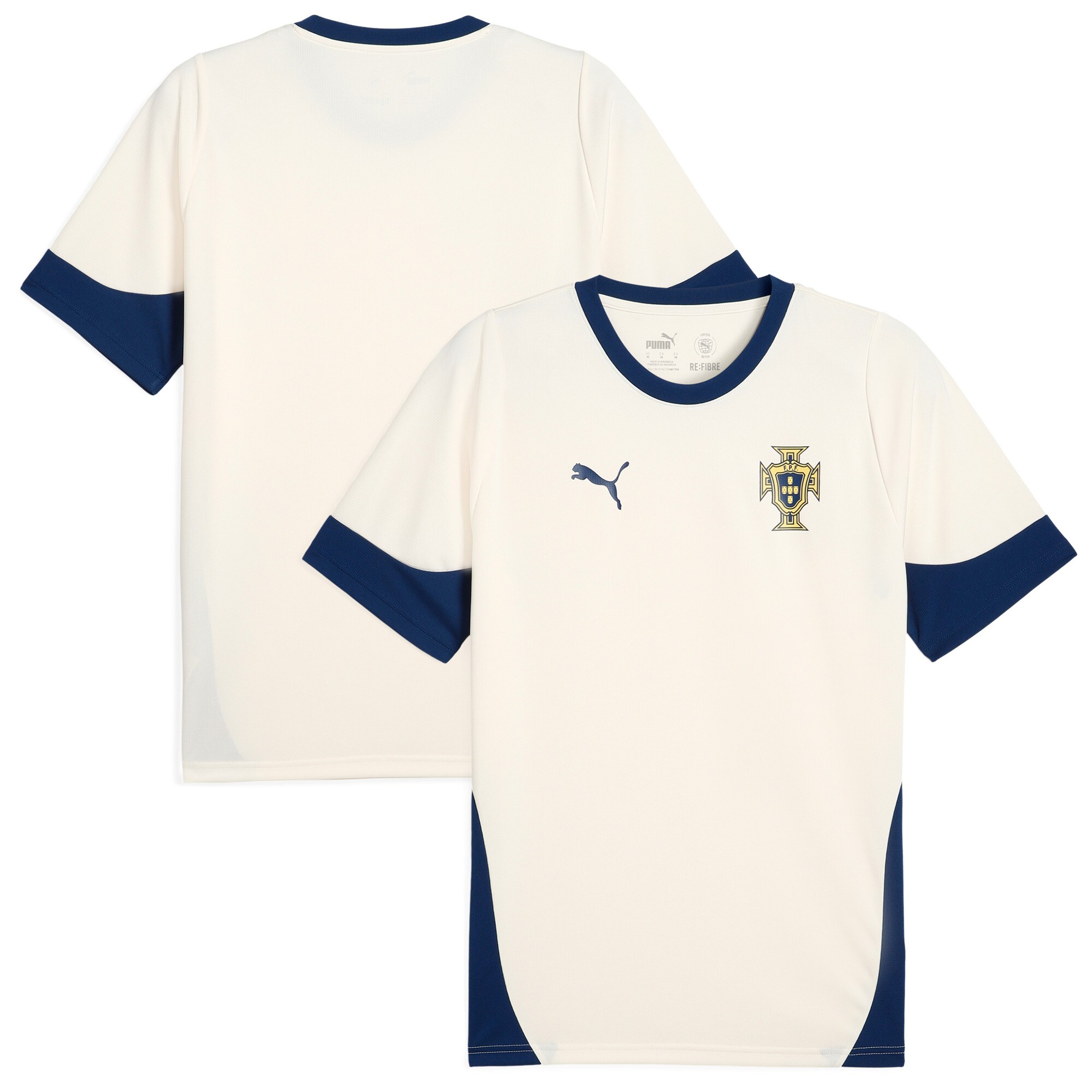 Portugal National Team Puma 2025 Training Jersey - Cream