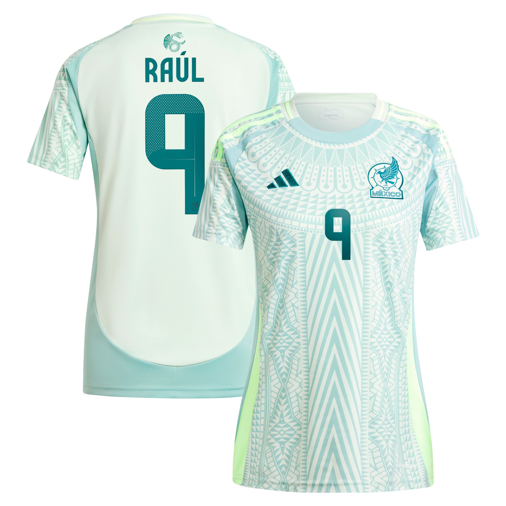 Raul Jimenez Mexico National Team adidas Women's 2024 Away Replica Player Jersey - Green