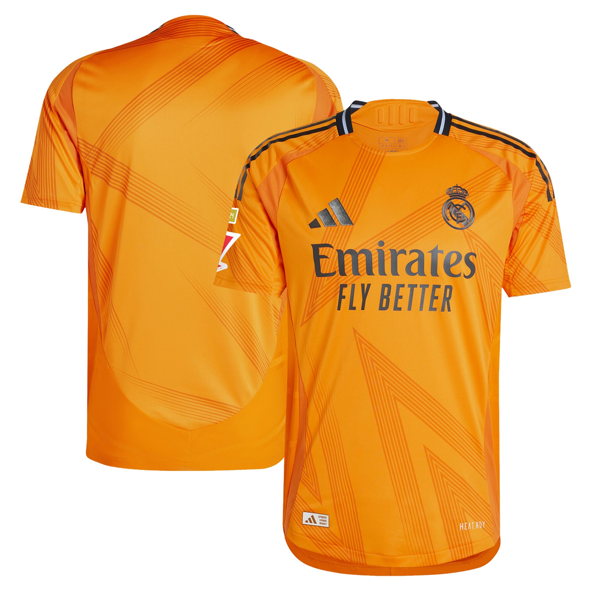  Real Madrid adidas 2024/25 Away Authentic Jersey - Orange