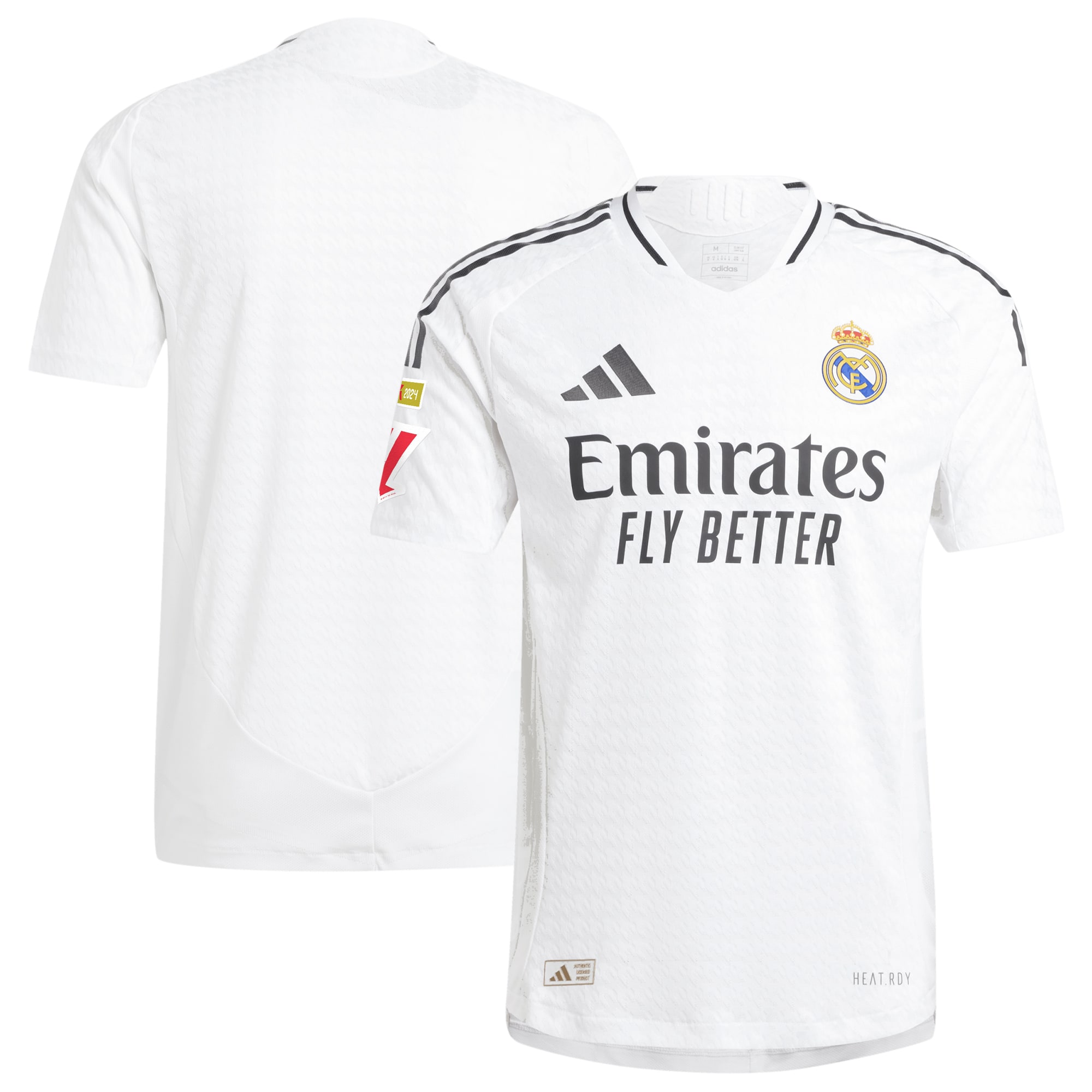  Real Madrid adidas 2024/25 Home Authentic Jersey - White