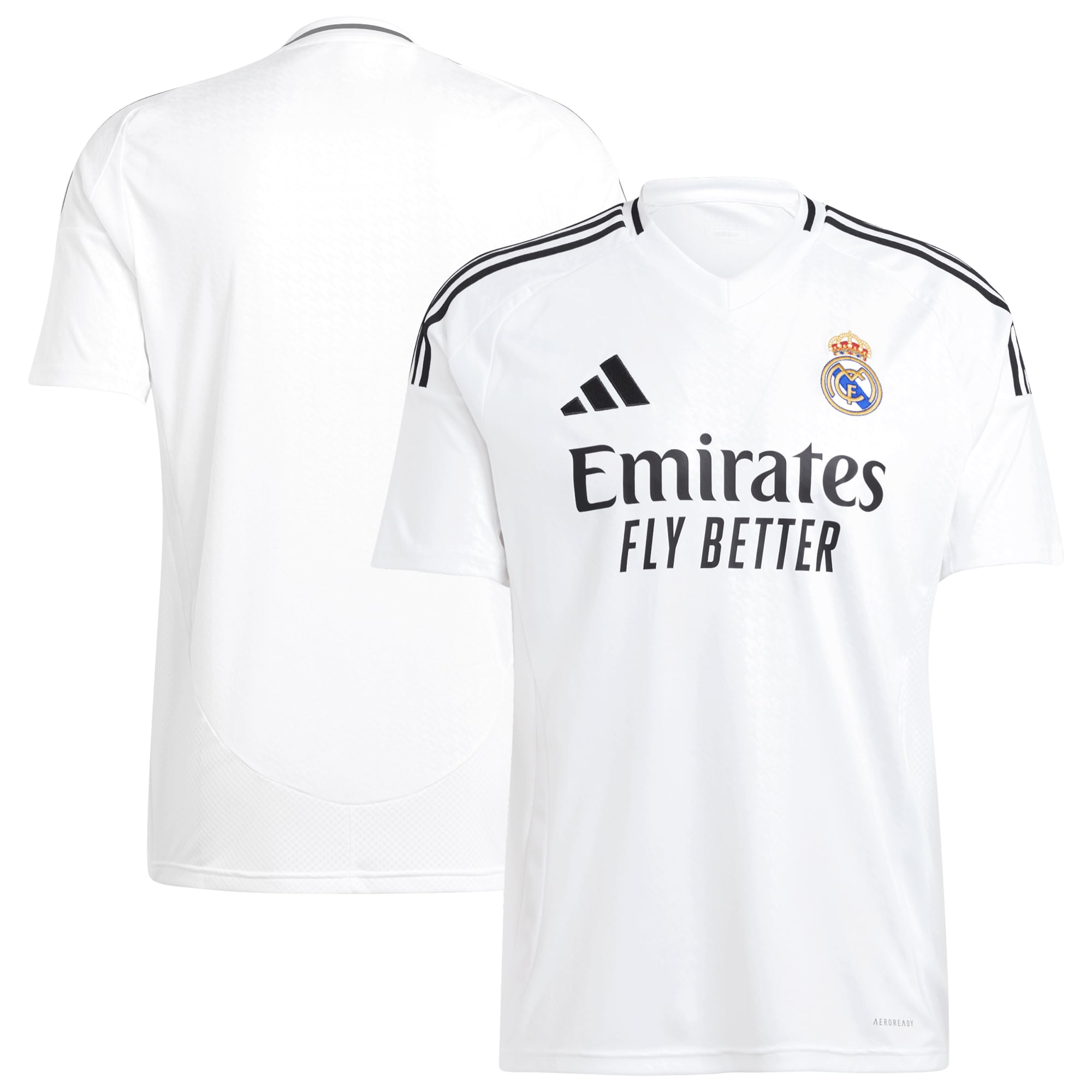  Real Madrid adidas 2024/25 Home Replica Jersey - White