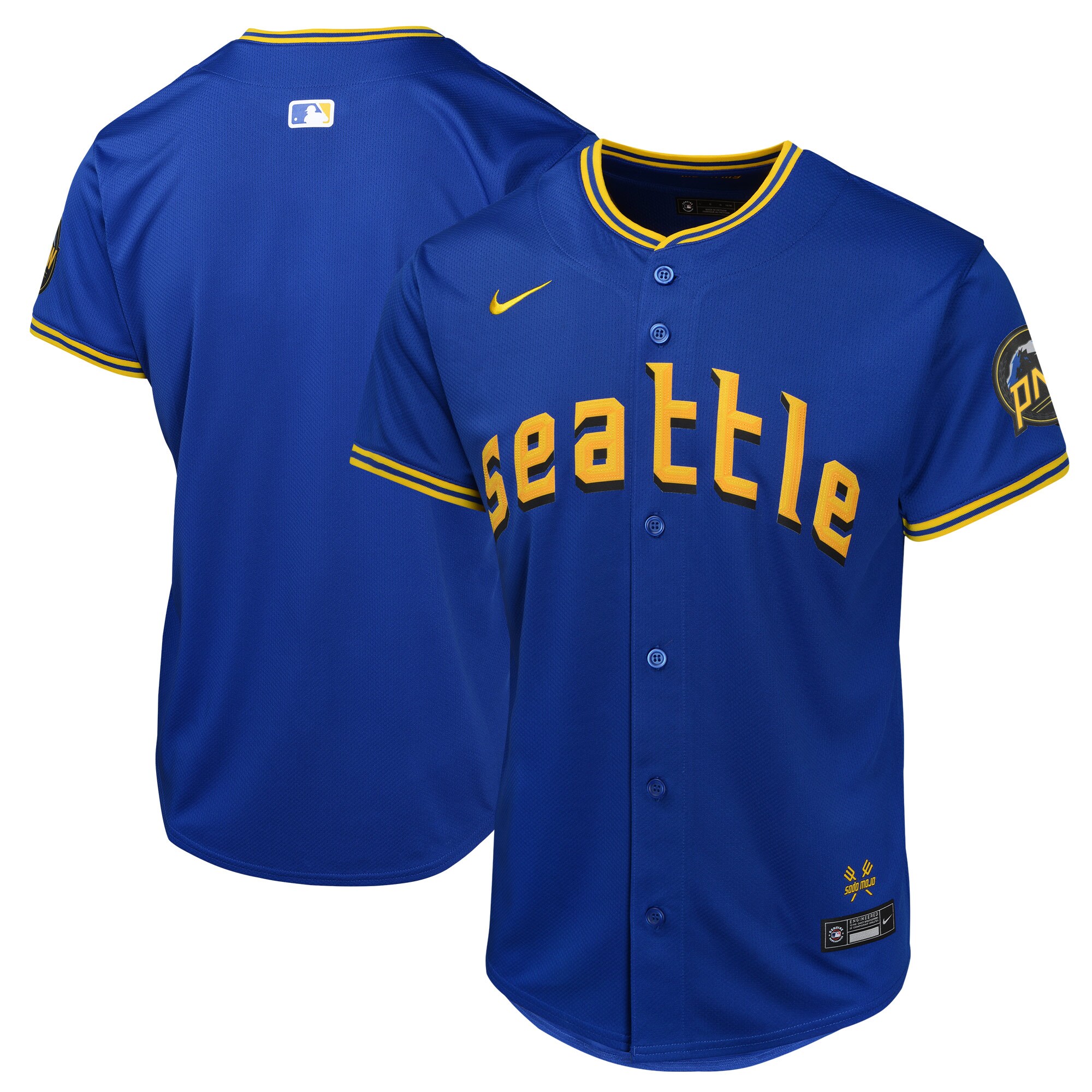  Seattle Mariners Nike Youth City Connect Limited Jersey - Blue