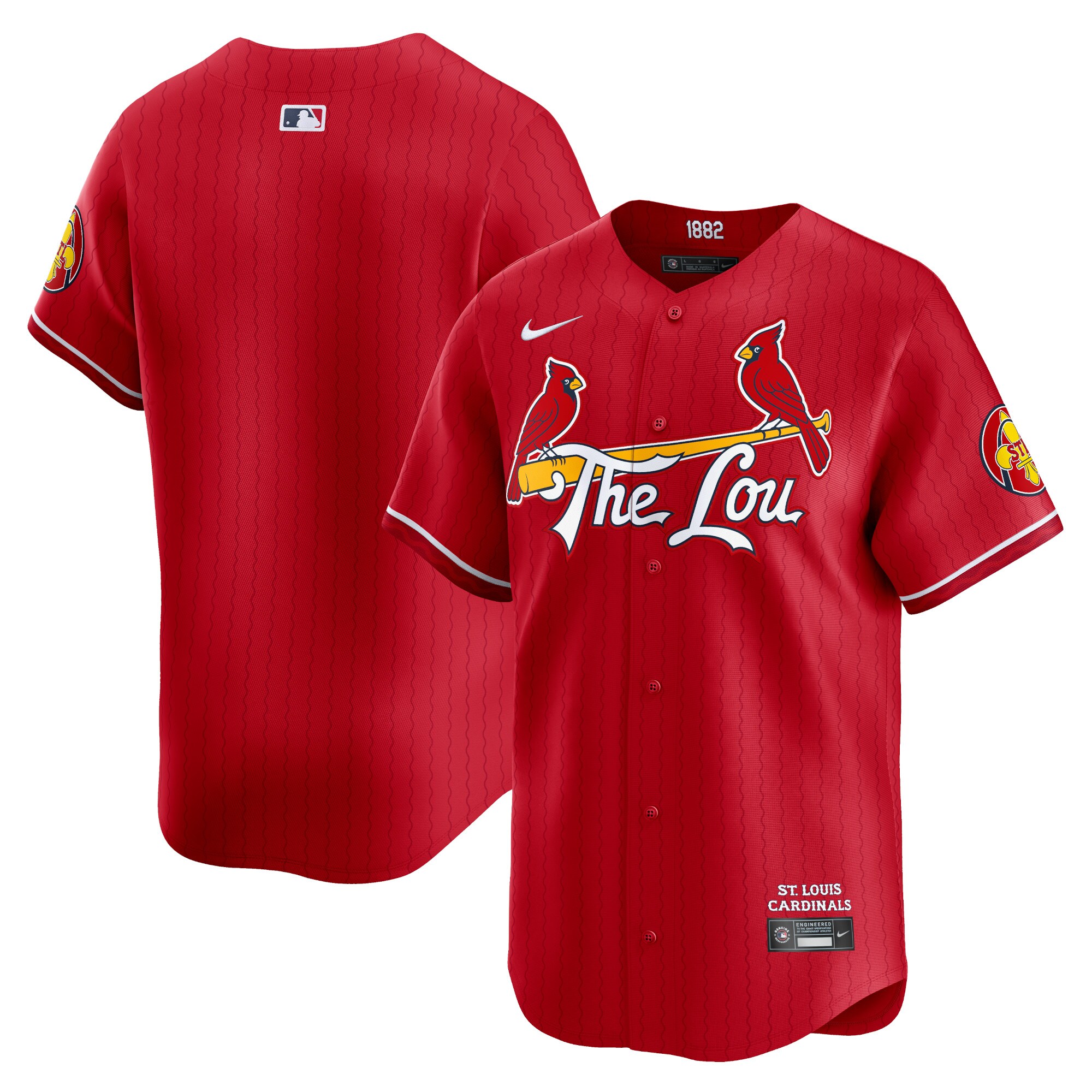  St. Louis Cardinals Nike 2024 City Connect Limited Jersey - Red