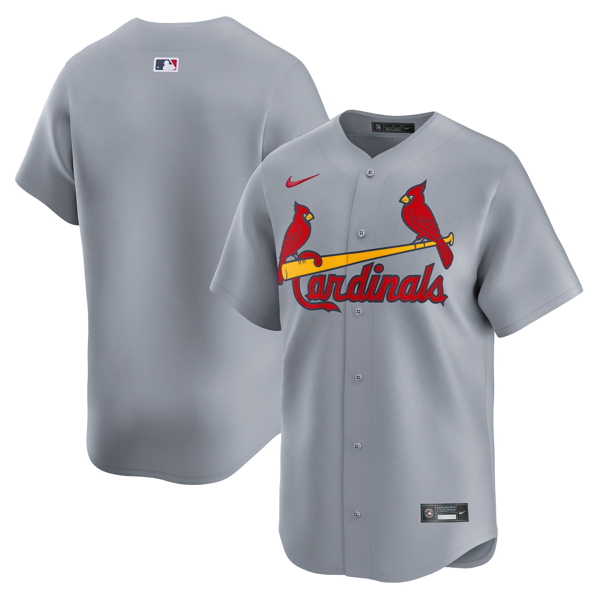  St. Louis Cardinals Nike Away Limited Jersey - Gray