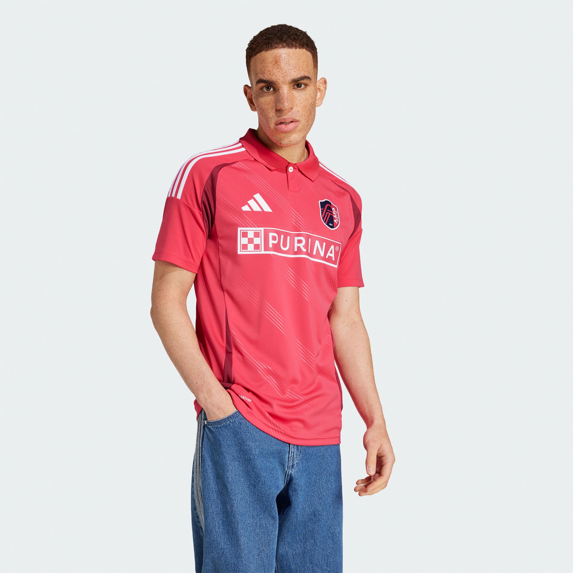  St. Louis City SC adidas 2025 Forever CITY Red Replica Jersey - Red