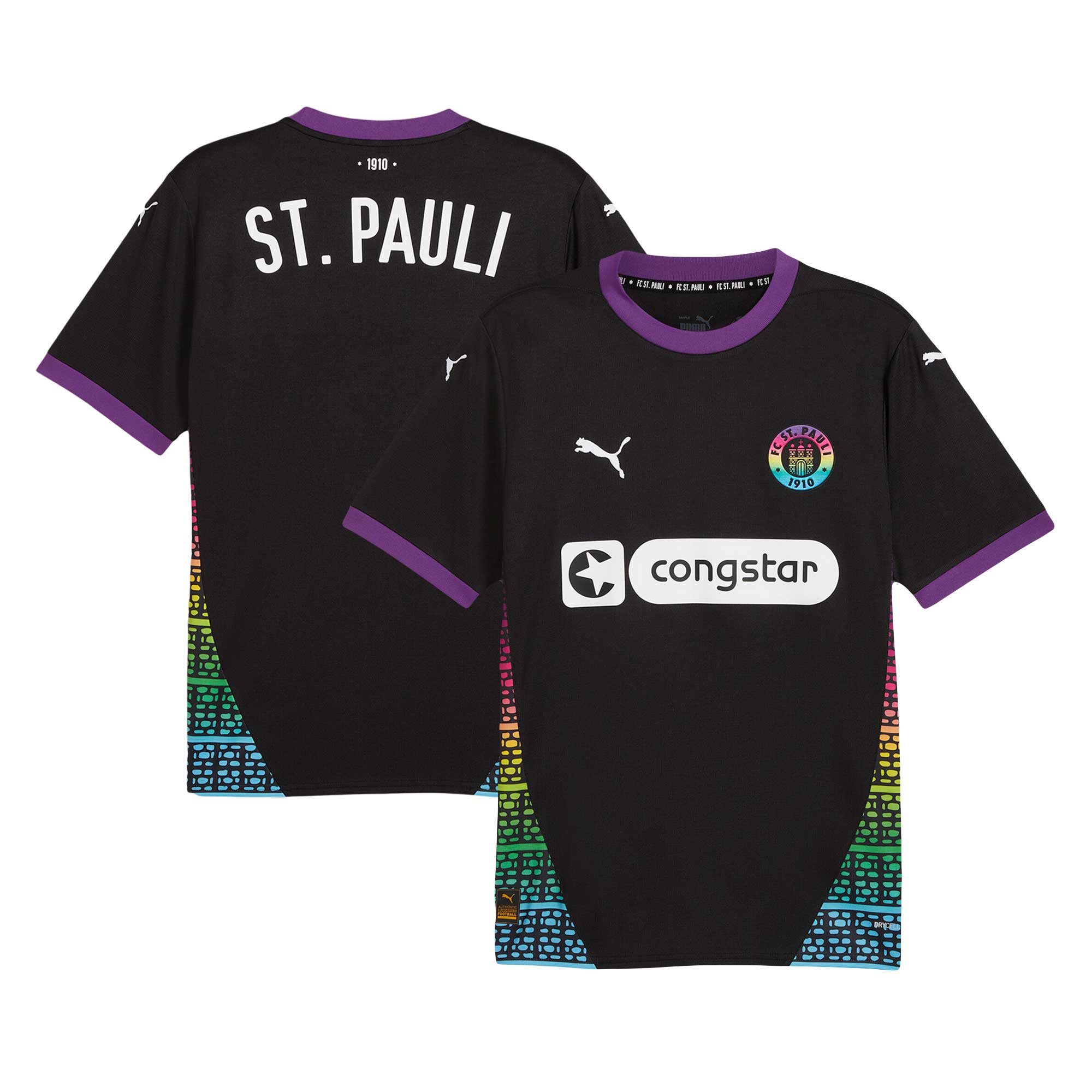 St. Pauli Puma 2024/25  Replica Third Jersey - Black
