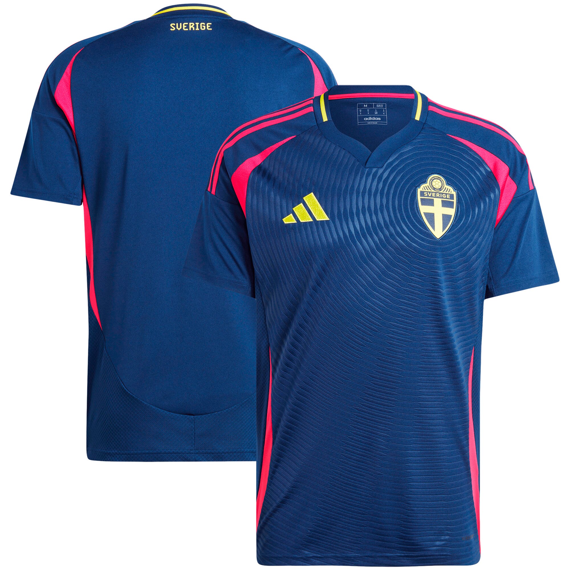 Sweden National Team adidas 2024 Away Replica Jersey - Navy