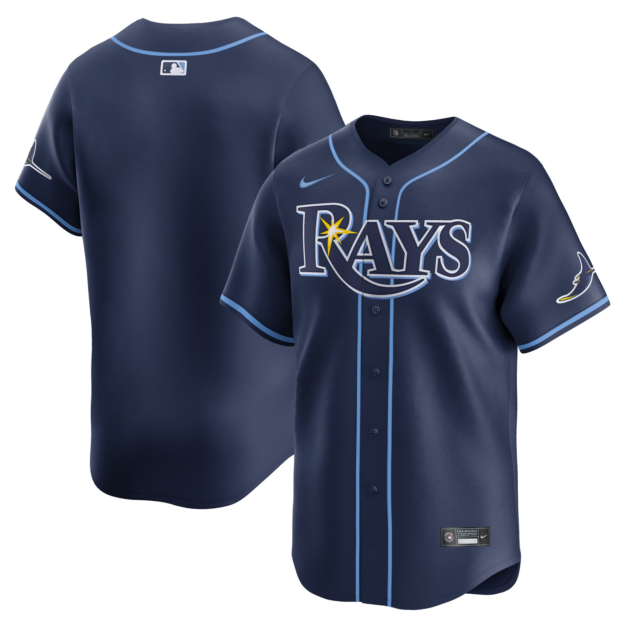  Tampa Bay Rays Nike Away Limited Jersey - Navy
