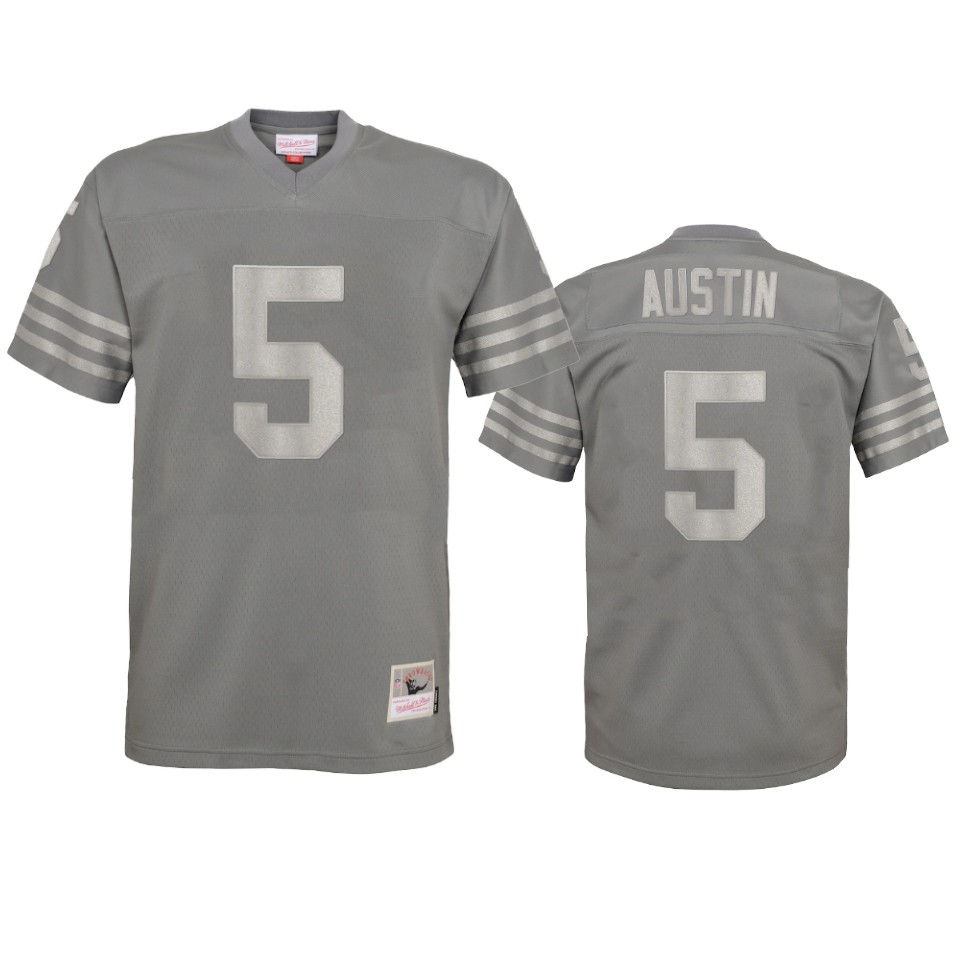 Tavon Austin Metal Replica Charcoal Jersey Men's