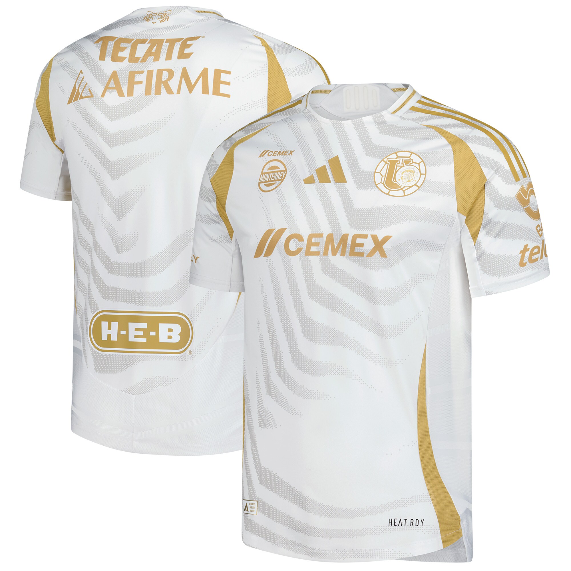 Tigres UANL adidas 2024/25 Authentic Jersey - White