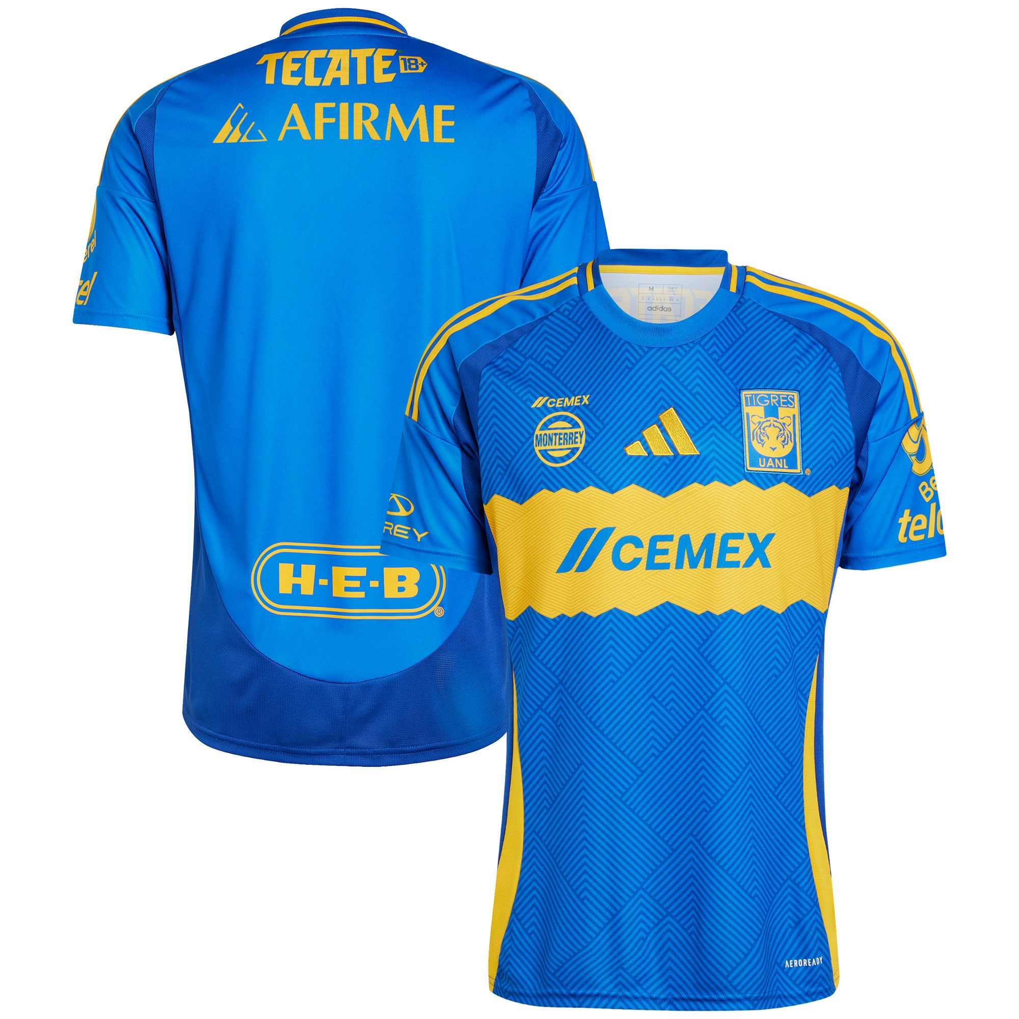Tigres UANL adidas 2024/25 Away Replica Jersey - Blue