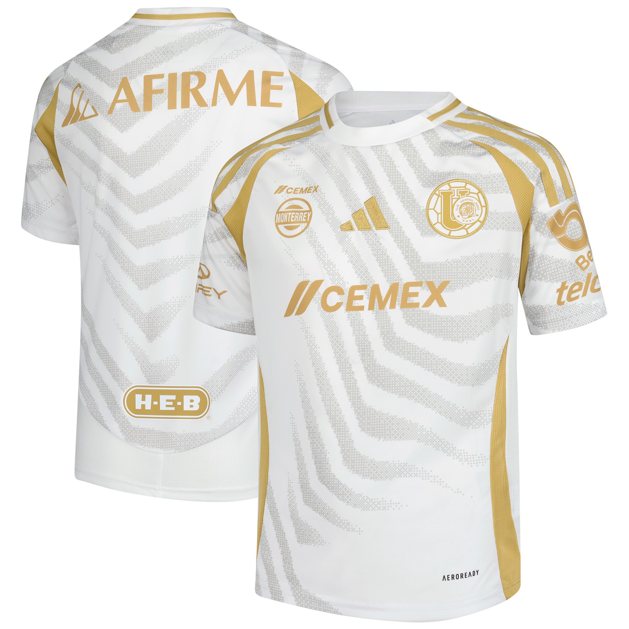  Tigres UANL adidas 2024/25 Replica Jersey - White