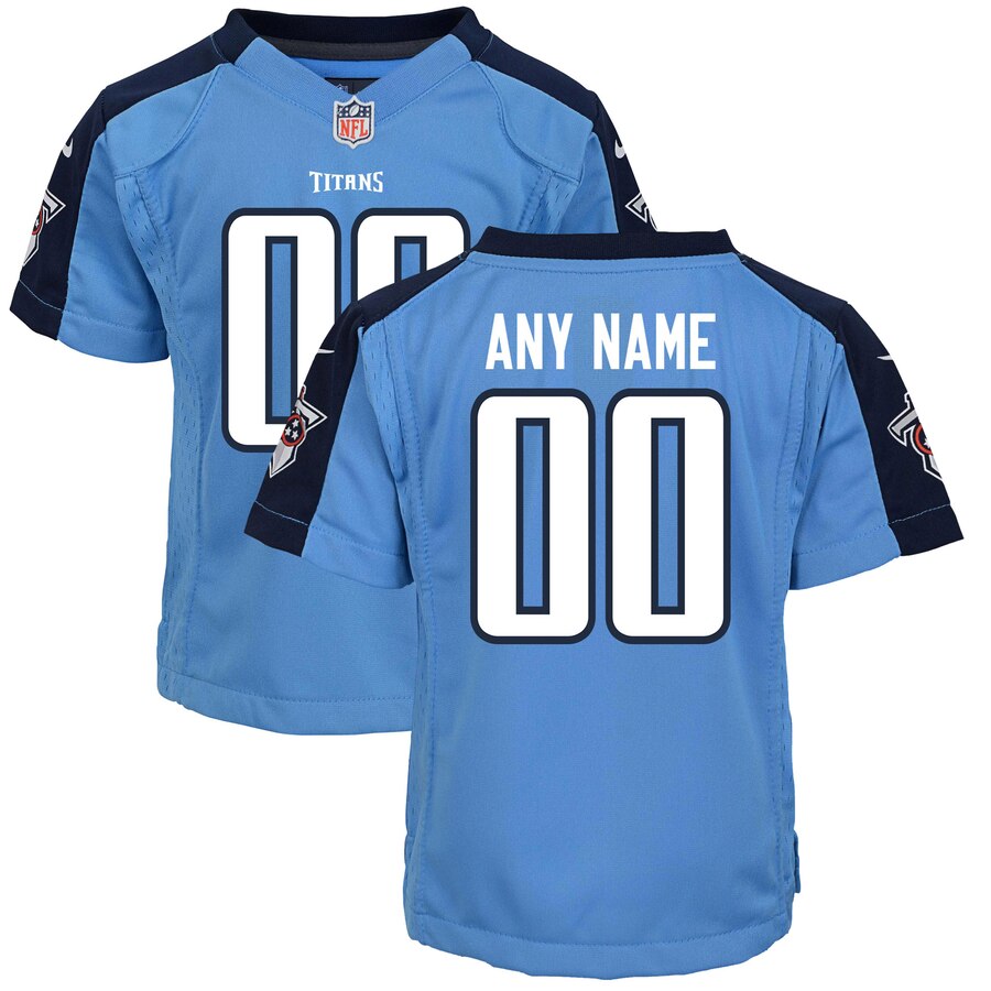 Toddler Tennessee Titans Nike Light Blue Custom Alternate Jersey