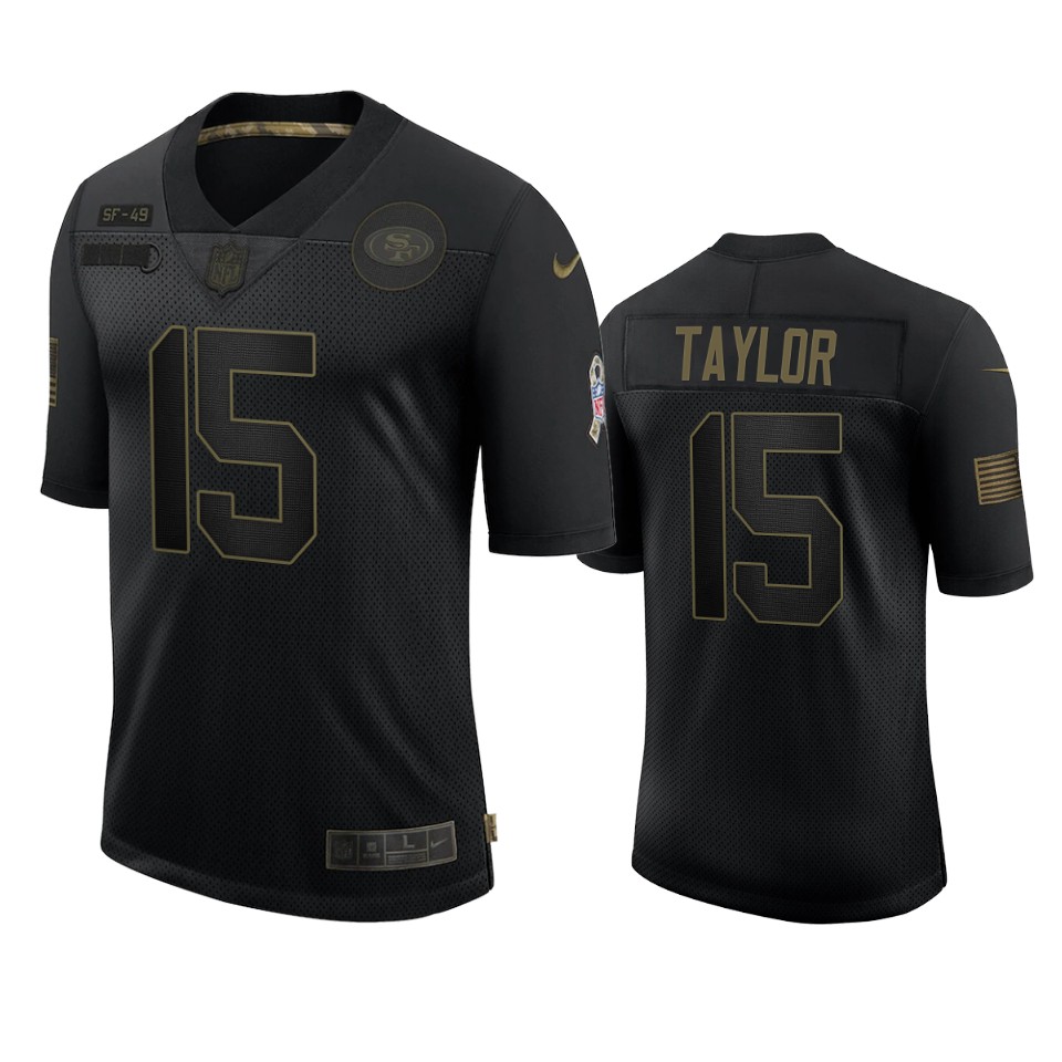  Trent Taylor Limited Jersey Black 2020 Salute To Service