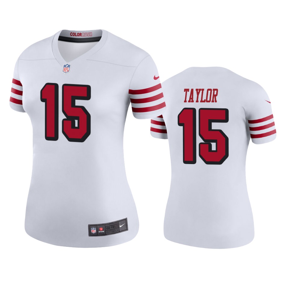  Trent Taylor White Color Rush Legend Jersey