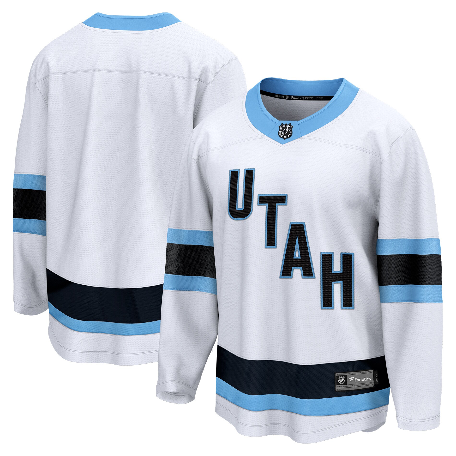 Utah Hockey Club Fanatics Breakaway Blank Jersey - White