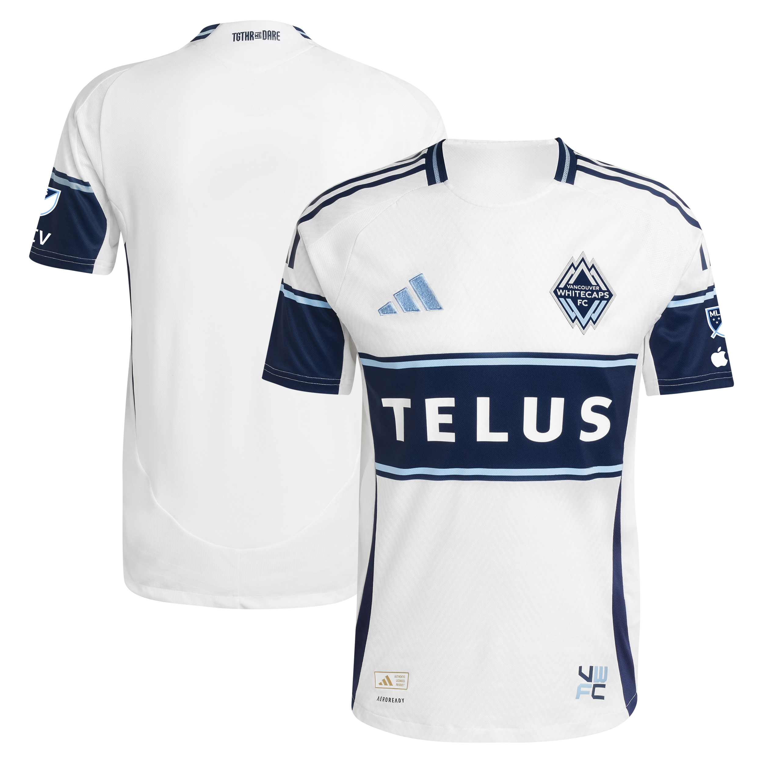 Vancouver Whitecaps FC adidas 2025 The Peak Authentic Jersey - White