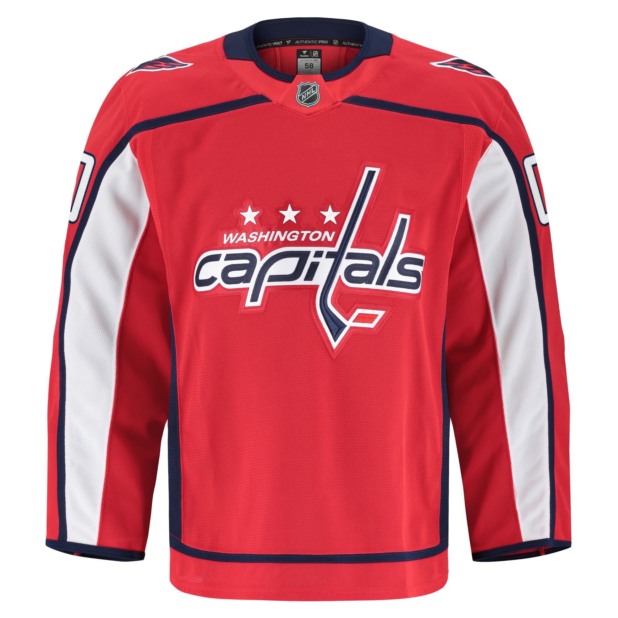 Washington Capitals Fanatics Home Authentic Pro Custom Jersey - Red