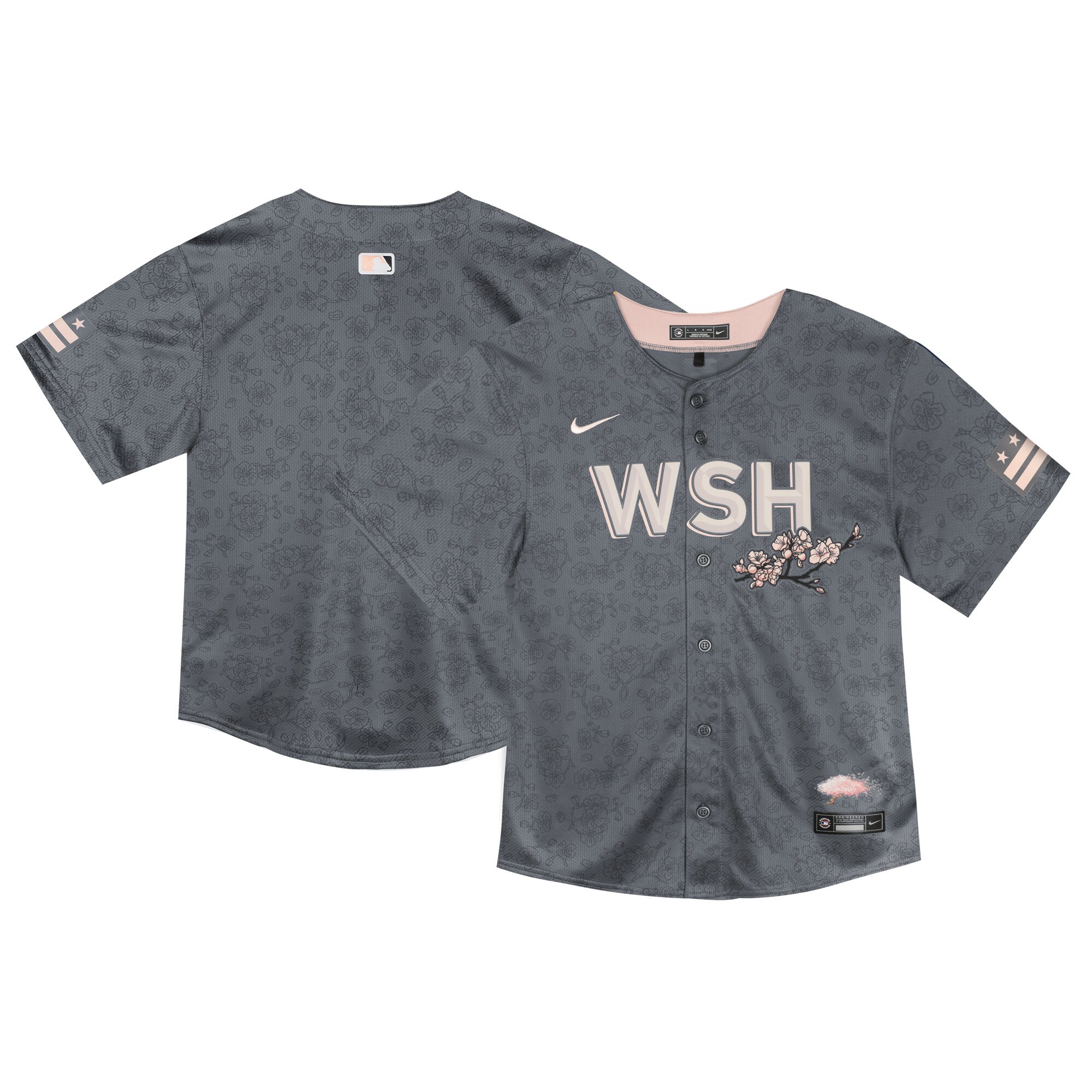  Washington Nationals Nike Toddler City Connect Limited Jersey - Charcoal