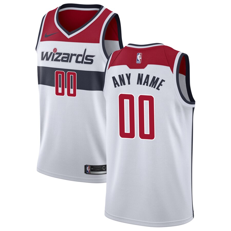Washington Wizards Nike Swingman Custom Jersey - Association Edition - White