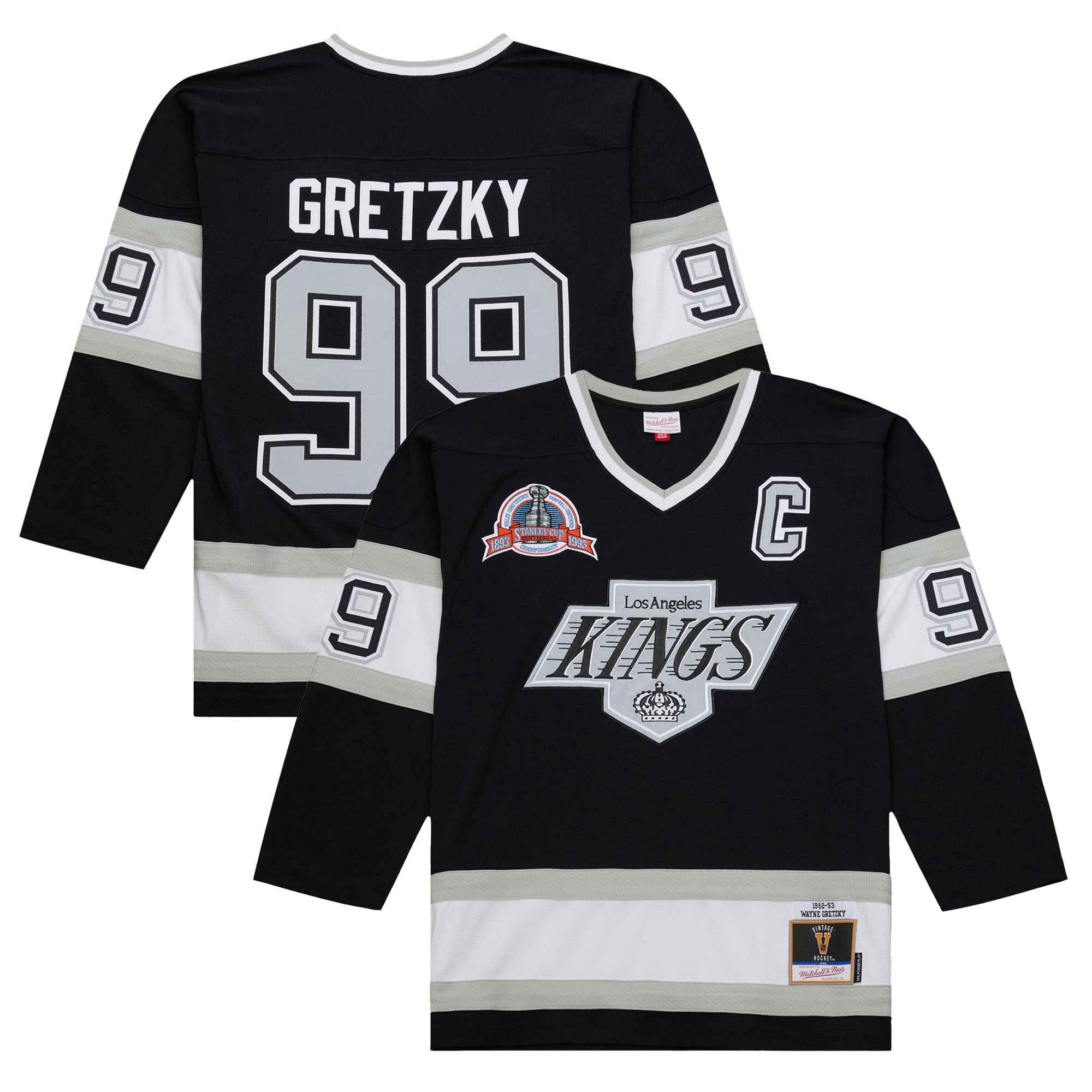 Wayne Gretzky Los Angeles Kings 1992-93 Power Play Jersey - Black