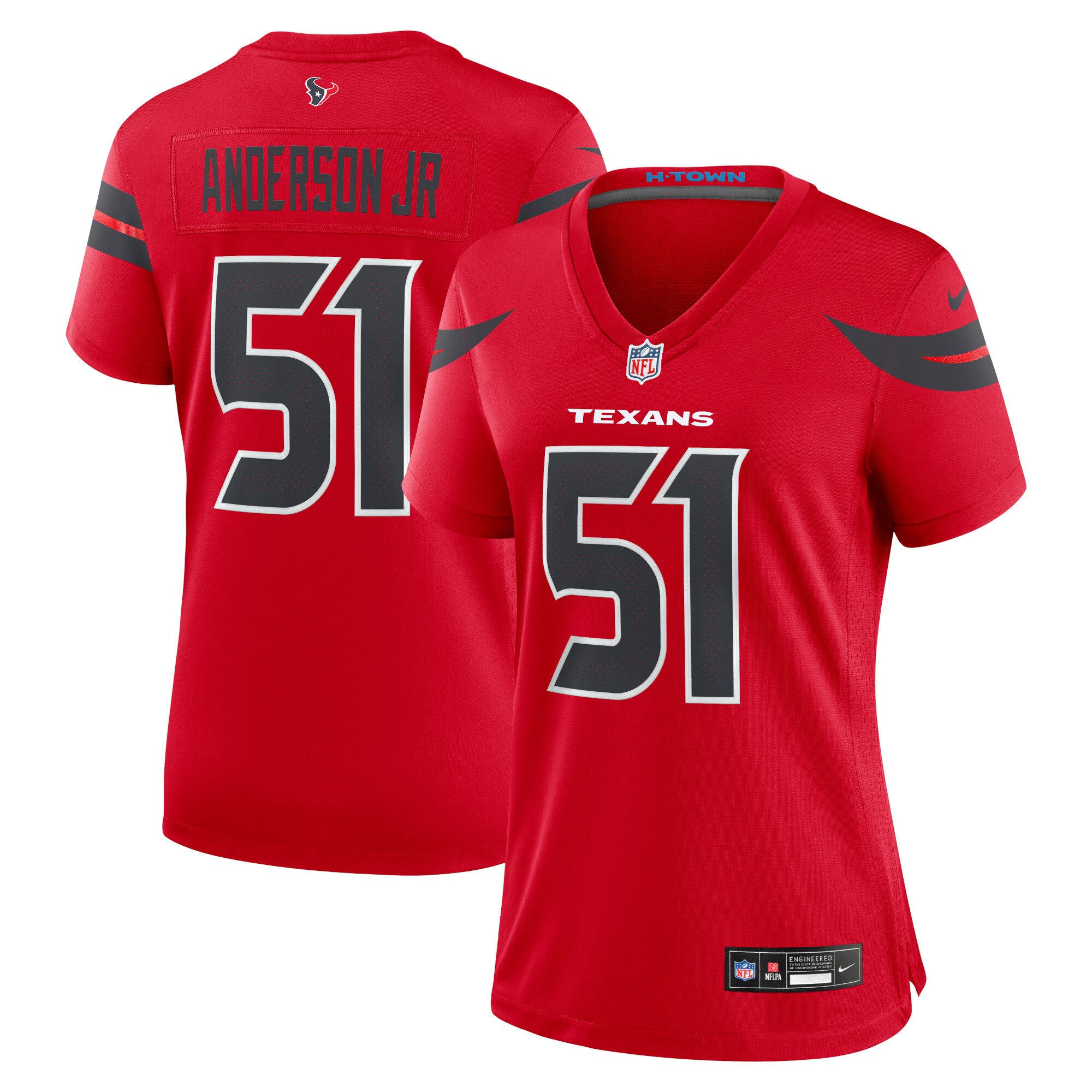 Will Anderson Jr. Houston Texans Nike Women's Alternate Game Jersey - Red