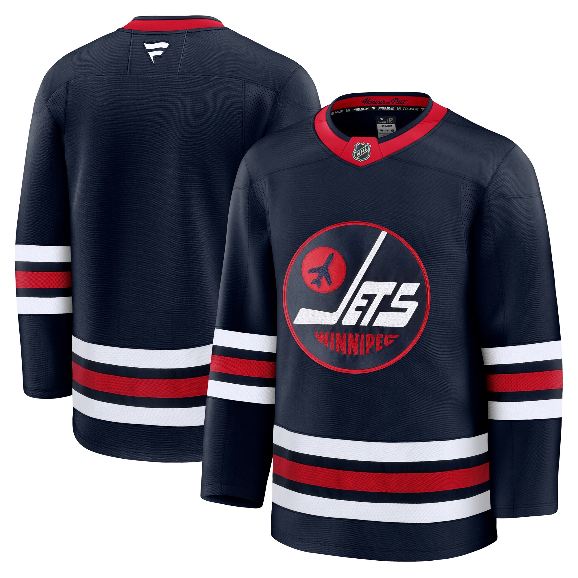 Winnipeg Jets Fanatics Alternate Premium Jersey - Navy
